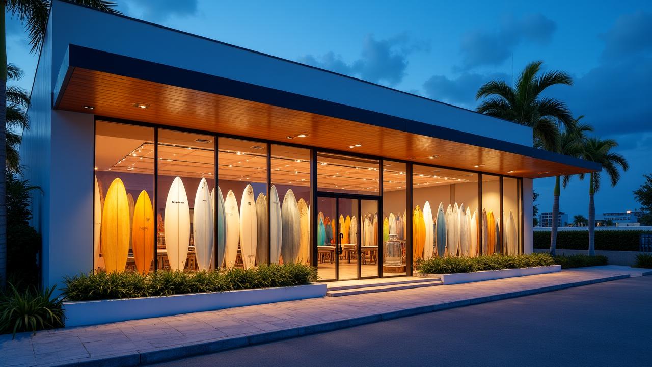 WaveCraft Outfitters Surf Shop Exterior in Miami