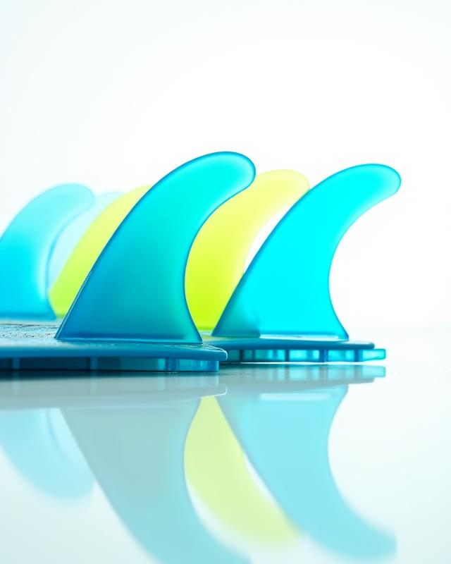 Variety of high-performance surf fins in Miami